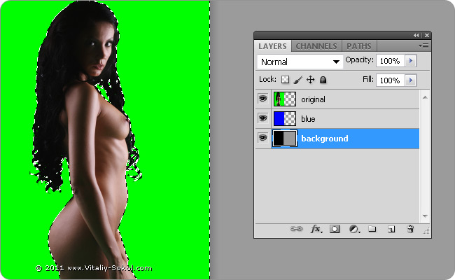 chromakey in photoshop tutorial
