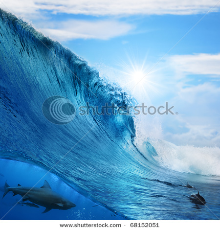 breaking ocean wave